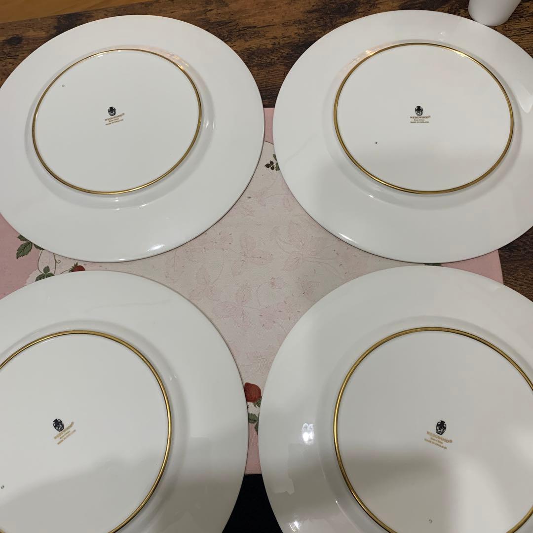 ウェッジウッド コロンビア　パウダーブルー　27cm ディナープレート　4枚