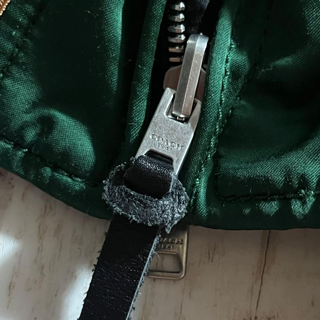 COACH コーチ アイスクリーム リバーシブル MA-1 スカジャン ブルゾン