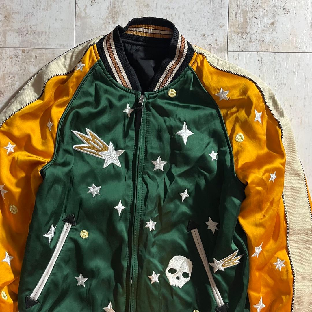 COACH コーチ アイスクリーム リバーシブル MA-1 スカジャン ブルゾン