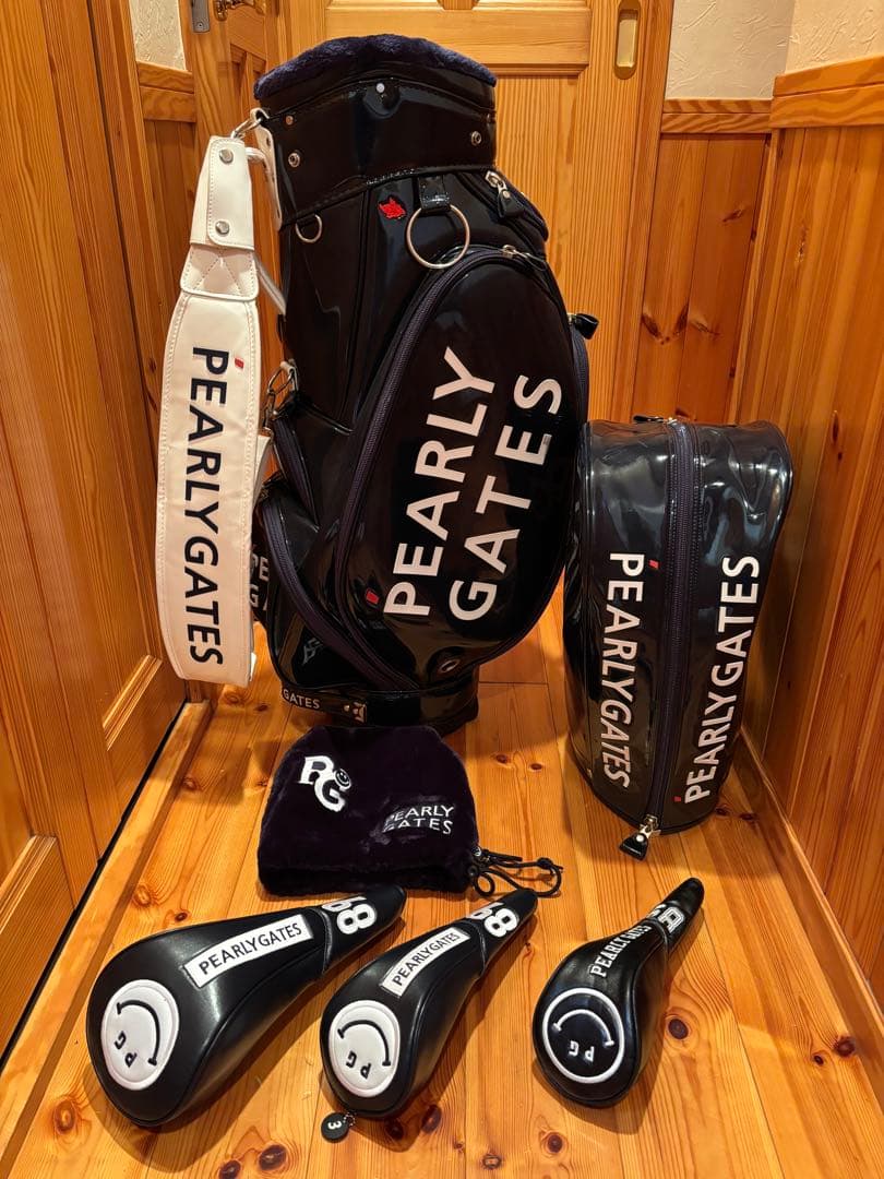 正真正銘　正規品　PEARLY GATES キャディバッグ・ヘッドカバーセット