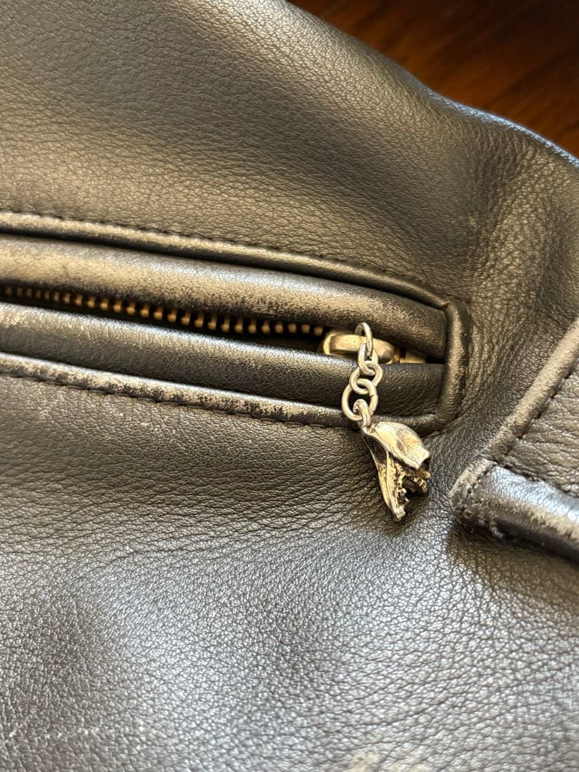 US NAVY.Spec 8816ブラックレザーライダージャケット