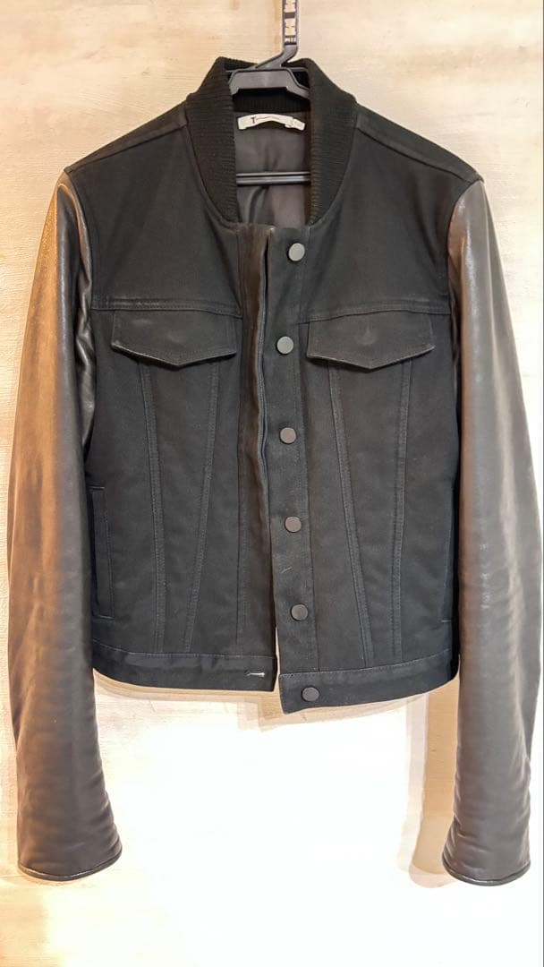 Alexander wang レザードッキングジャケット
