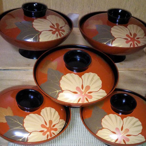 お値下げ！輪島塗　煮物椀（5客セット）