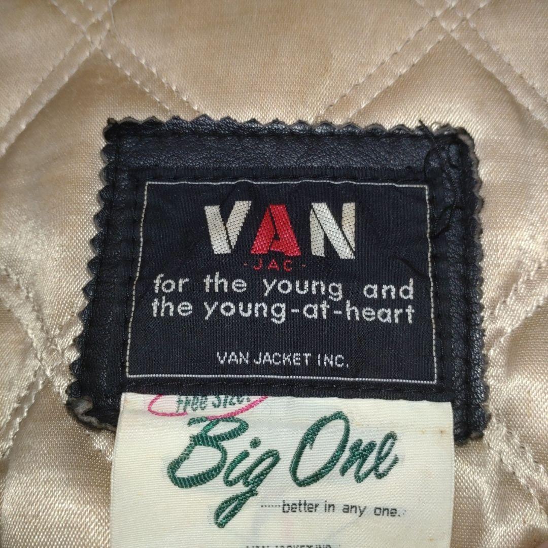 ヤ*ン様 VAN　レザージャケット　L