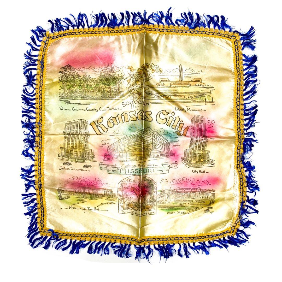 40’s〜50’s Souvenir pillow case