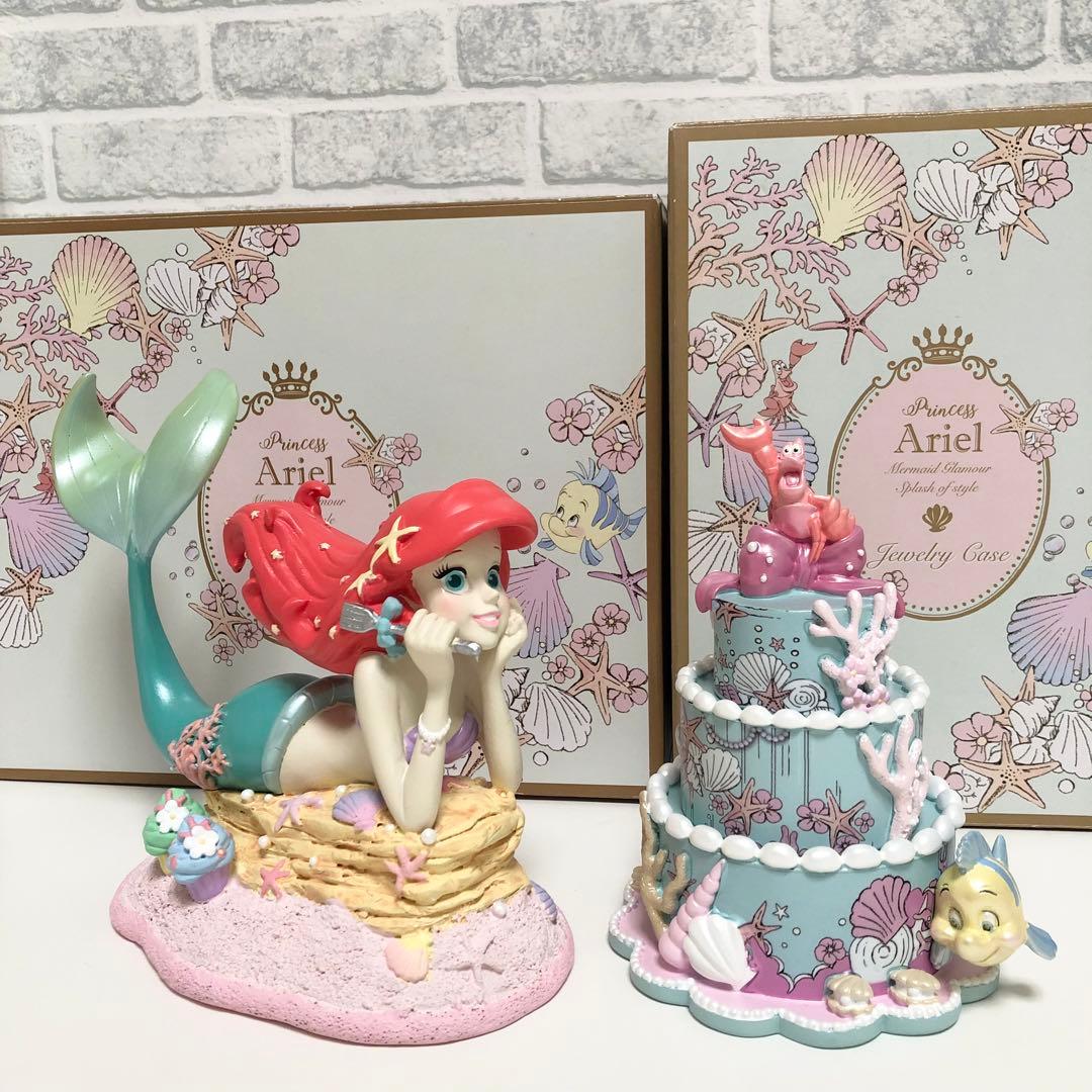 リトルマーメイド フィギュア ジュエリーケース セット アリエル 置物