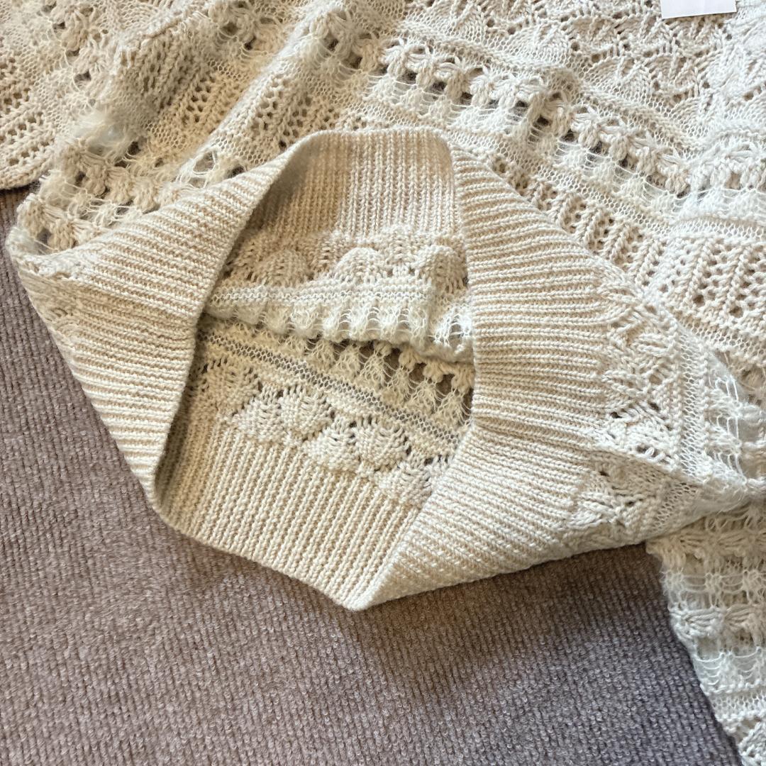 新品 イザベルマラン エトワール♡モヘア 透かし編み ニット 希少サイズ 40