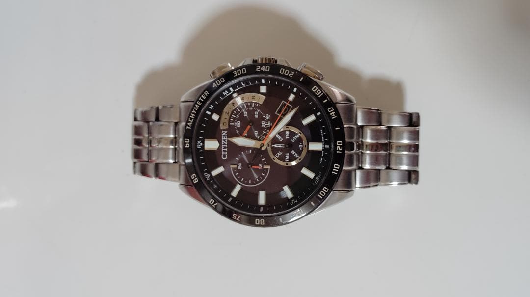 CITIZEN クロノグラフ 時計 ブラック