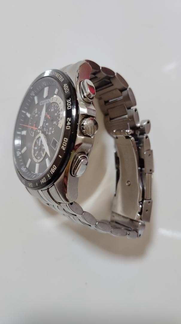 CITIZEN クロノグラフ 時計 ブラック