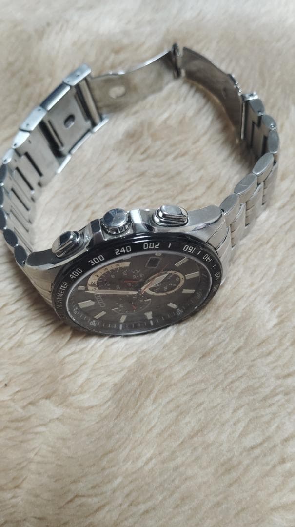 CITIZEN クロノグラフ 時計 ブラック