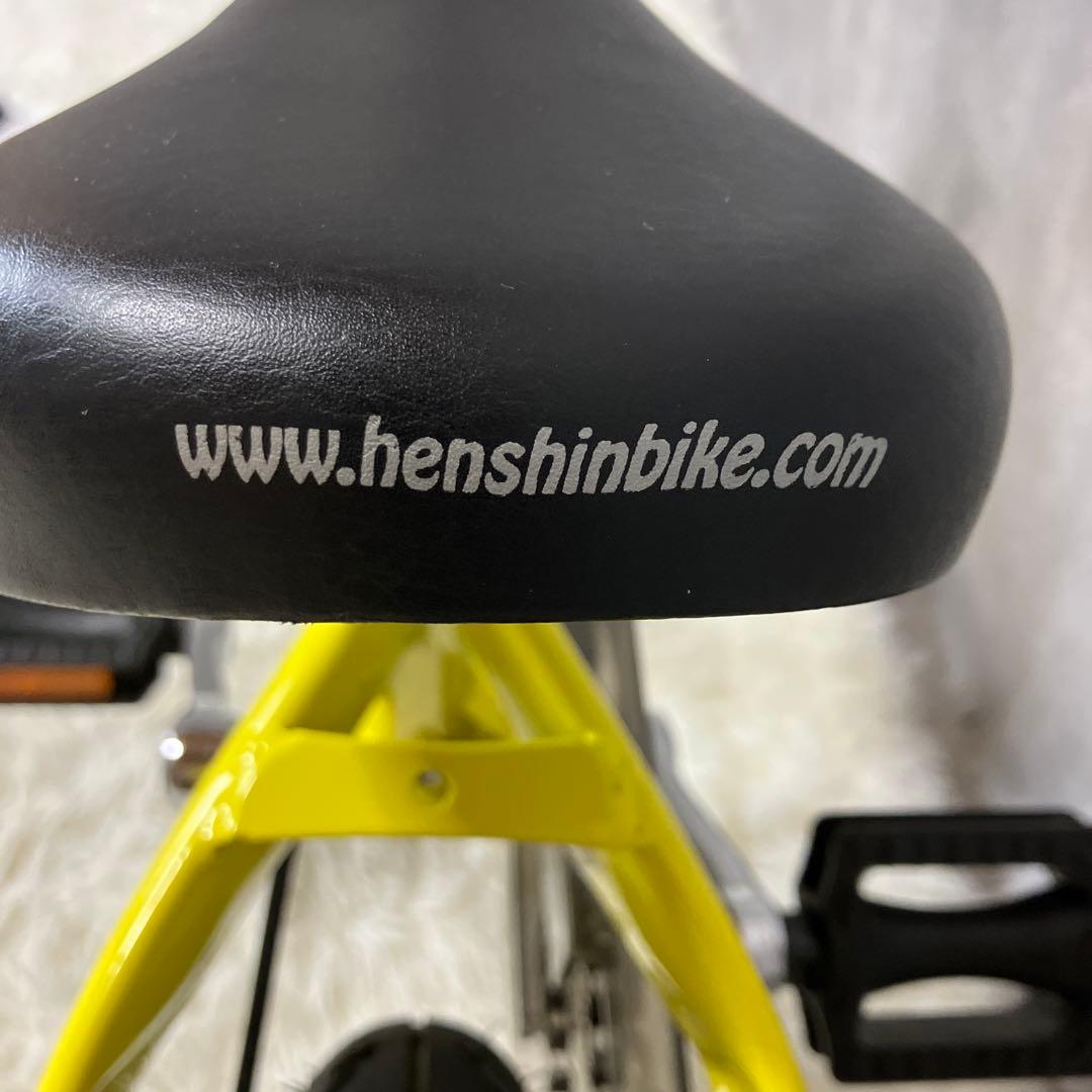 【極美品】へんしんバイク 12インチ イエロー　黄色