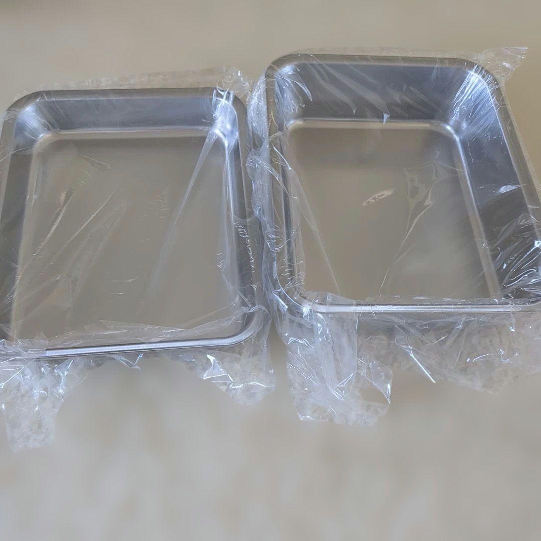 【新品・未使用】　新越　 角ざる＆フタ付バッド8点セット