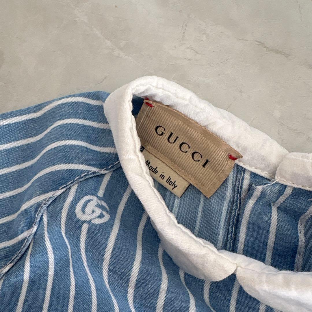 最終お値下げ！GUCCI ストライプ柄 ワンピース