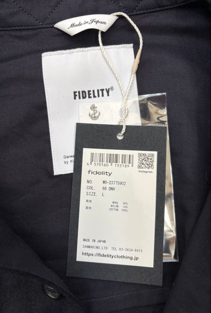 【新品未使用】 FIDELITY × 2nd プルオーバー CPOシャツ L