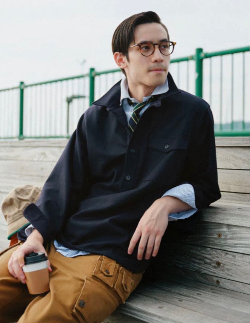 【新品未使用】 FIDELITY × 2nd プルオーバー CPOシャツ L