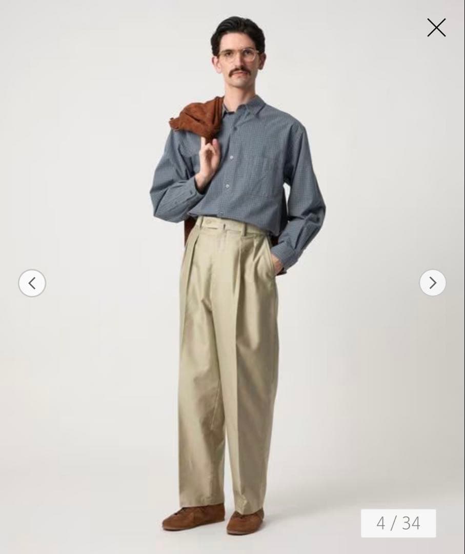 新品 Steven Alan ポプリン グラフチェック レギュラーカラー シャツ