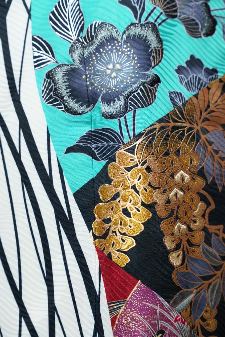 ≪美品≫正絹　振袖9点フルセット【900】【165cm~175cmの方用】