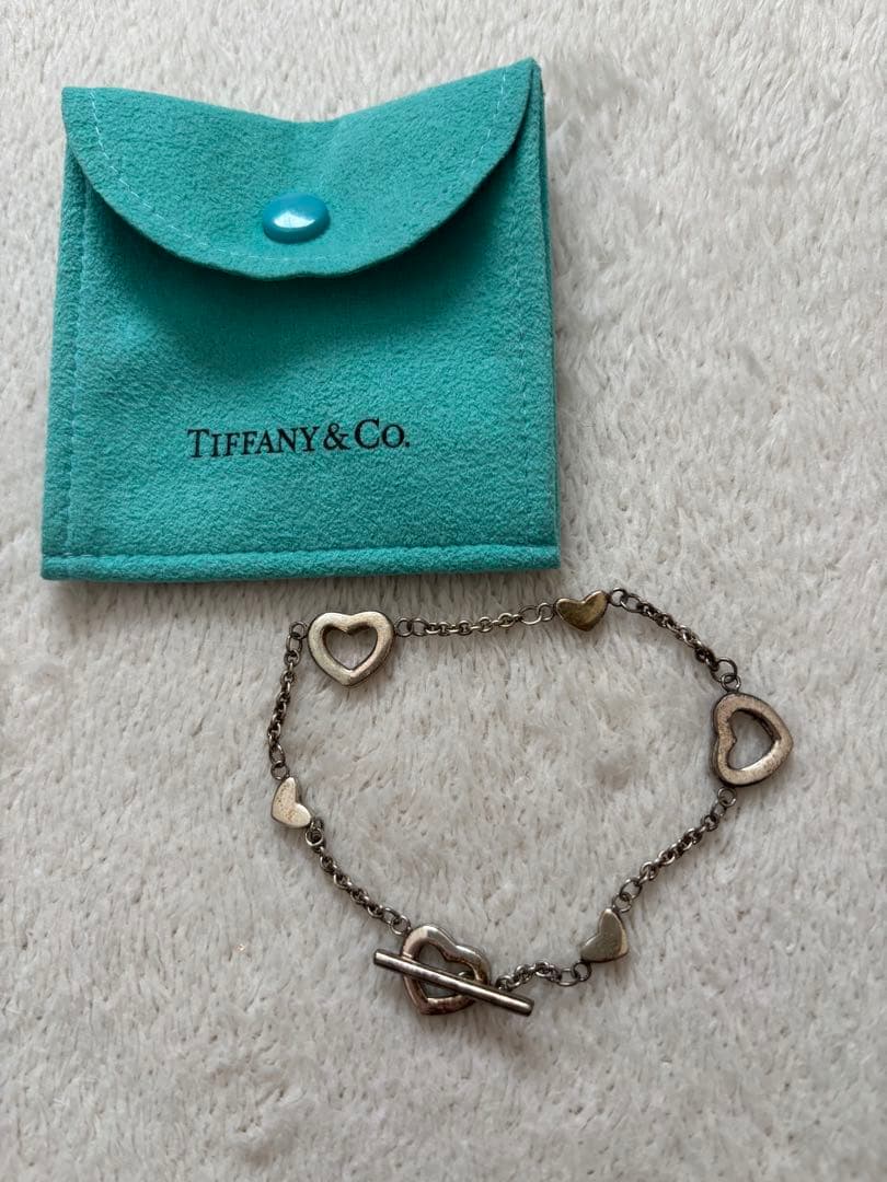 Tiffanyティファニー ハートリンク ブレスレット シルバー925