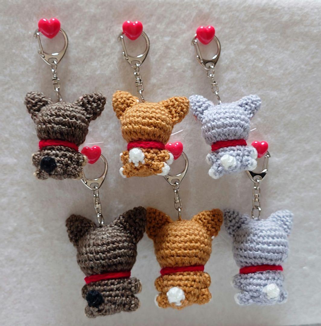 犬・ネコ　キーホルダー（大・小・ミニ）13点セット