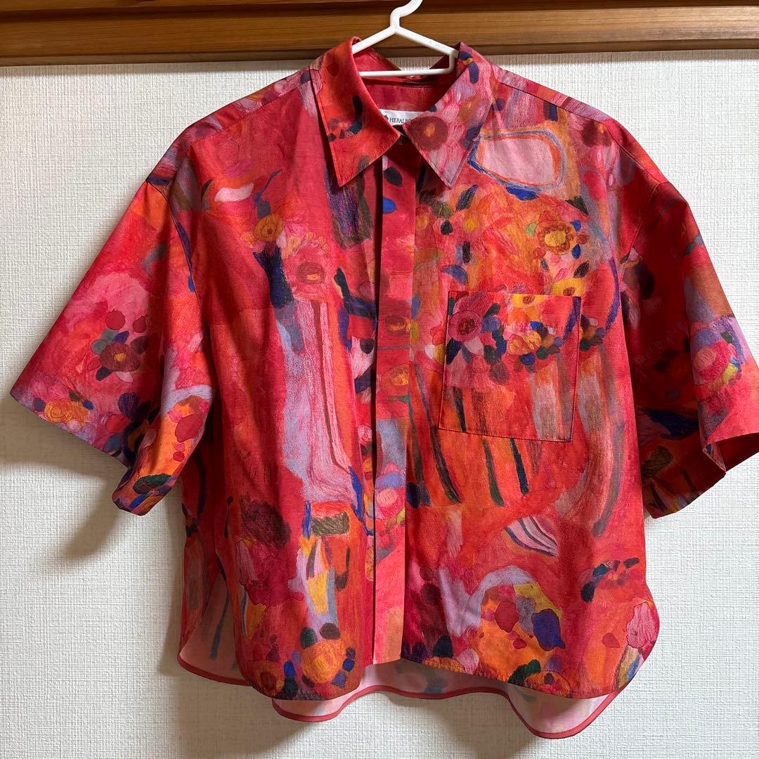 HEALBONY りんごのブーケ　ブラウス　フリーサイズ