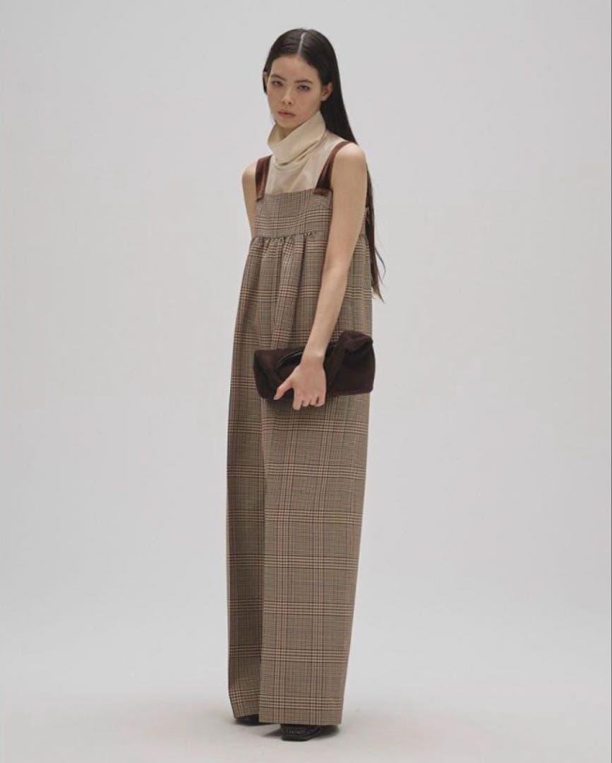 TODAYFUL トゥデイフル Check Wide Combinaison