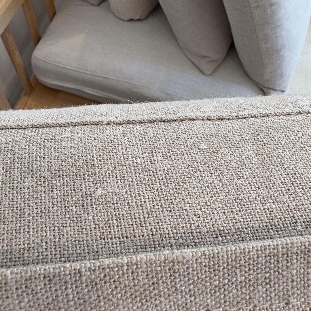 Re:CENO(リセノ) AGRA 3人掛けソファ リネン生地