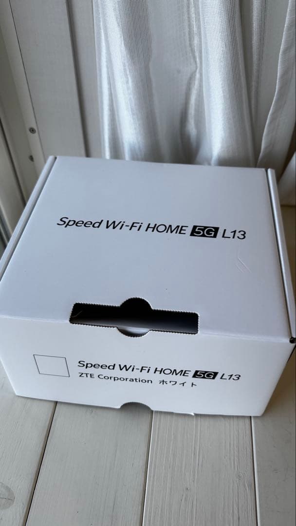 【美品】Speed Wi-Fi  5G L13 ZTE ホワイト