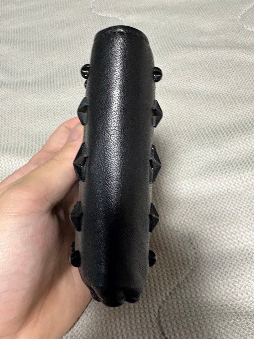 ジミーチュウ　二つ折り財布　ブラック