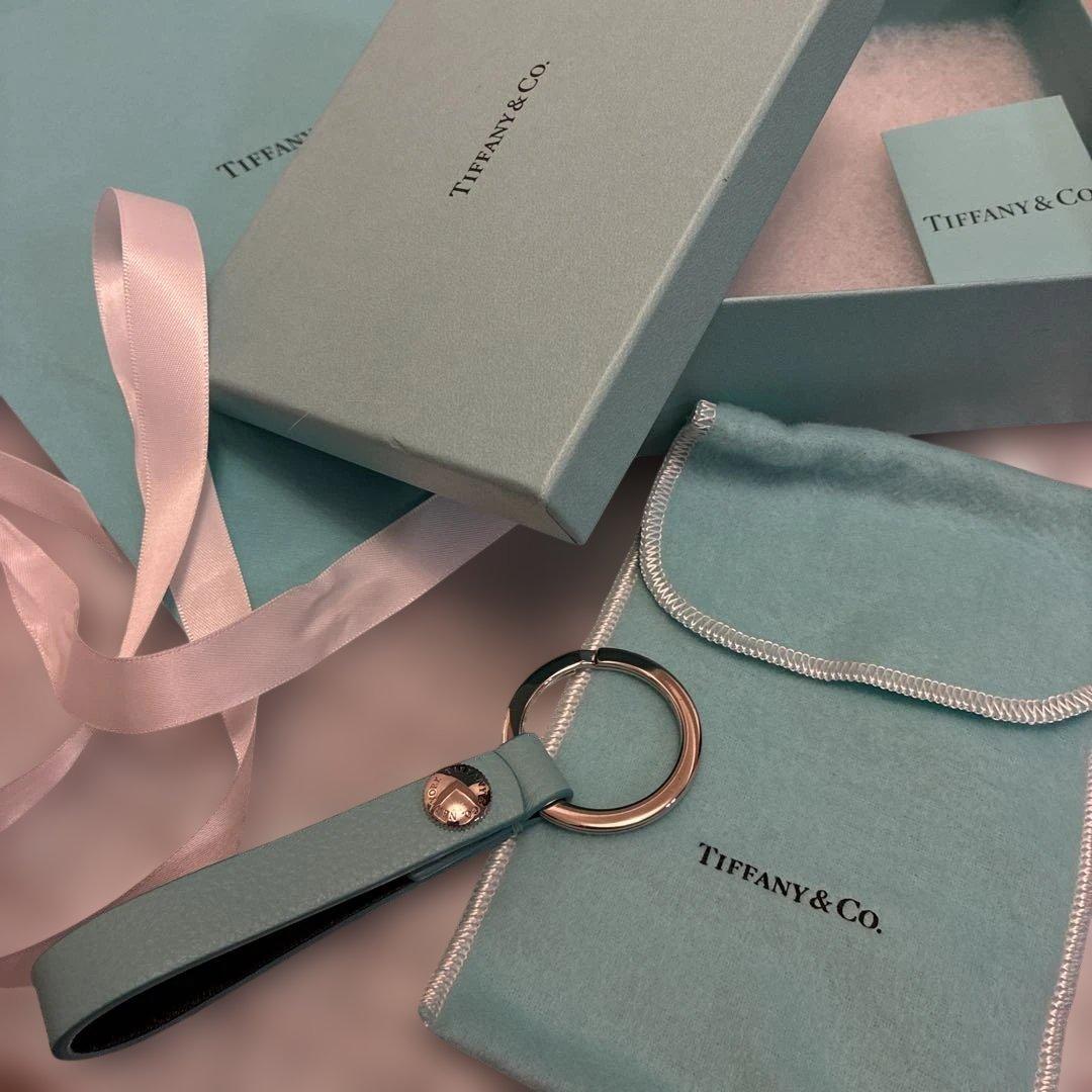 【えっちゃー子】TIFFANY＆Co.（ティファニー）キーリングキーホルダ