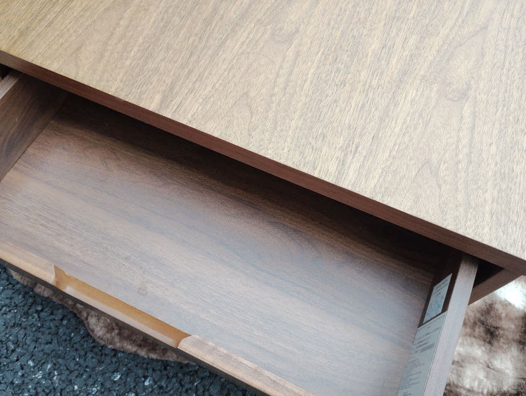 ニトリ センターテーブル リフトアップ 昇降 ウォルナット ロウヤ LOWYA