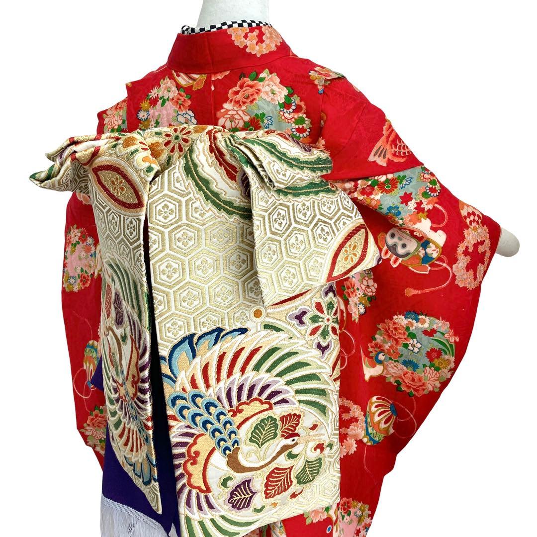 アンティーク　女の子　子供着物　アンティーク着物　七五三　NO6