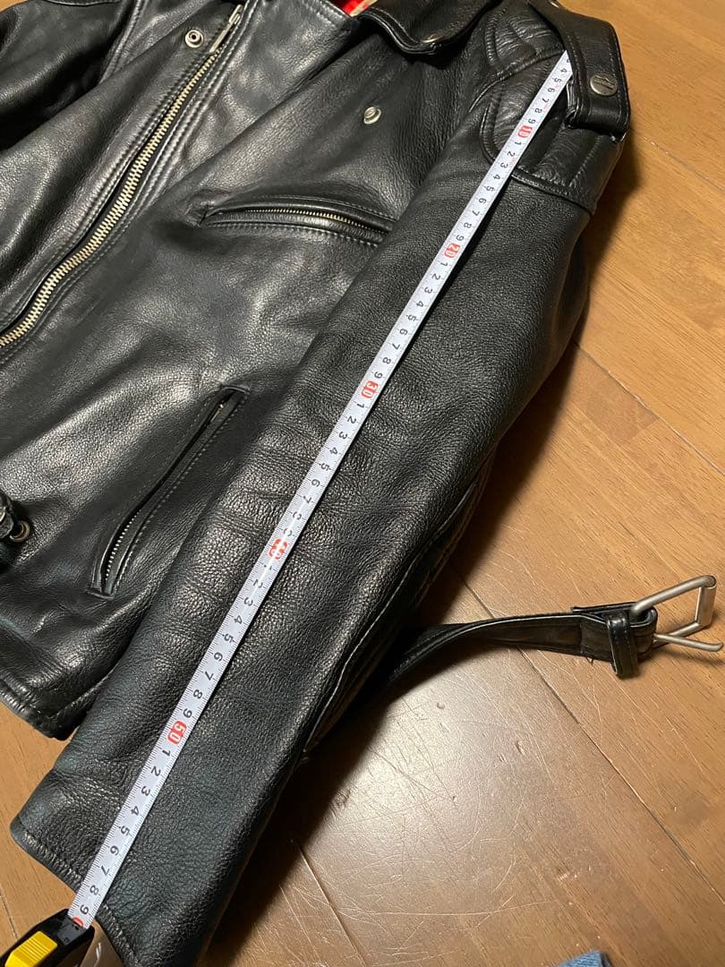 【最終値下げ】KADOYA ダブルライダースジャケット ブラック