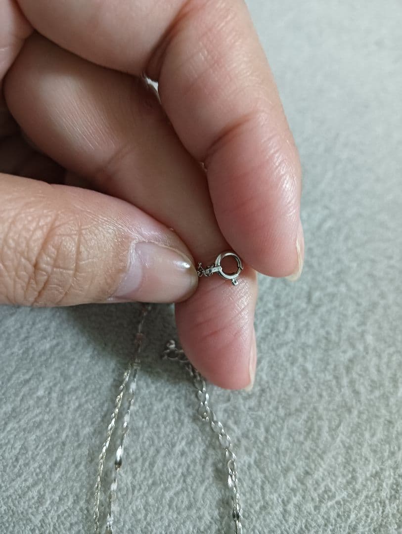 ピンクの猫　festaria 　K10wg 2連ブレスレット　一粒ダイヤ付