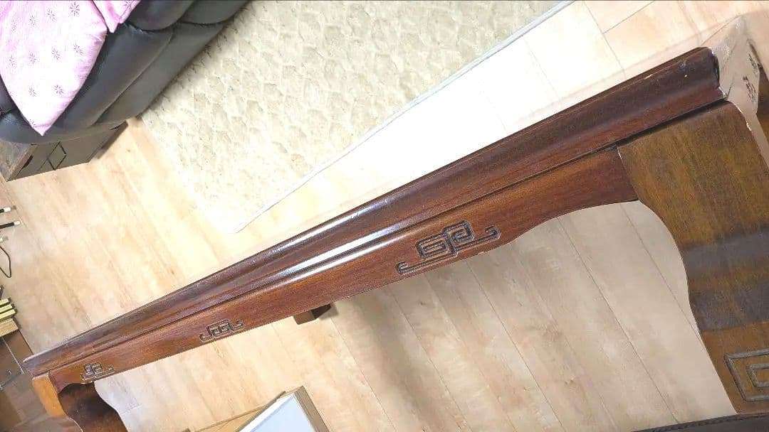 和風　木目模様が素敵なテーブル　座敷机　約150×90