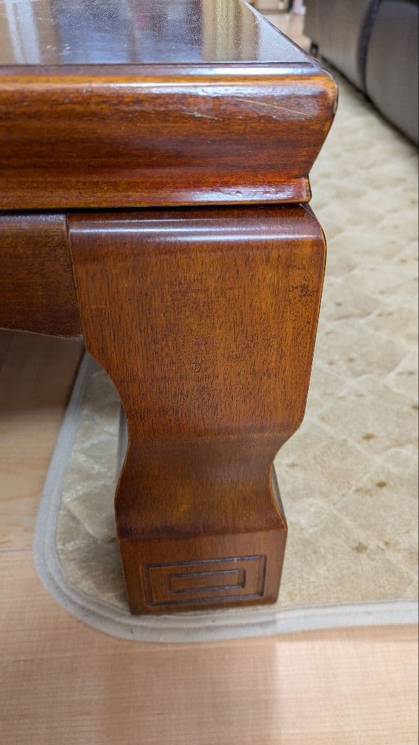 和風　木目模様が素敵なテーブル　座敷机　約150×90