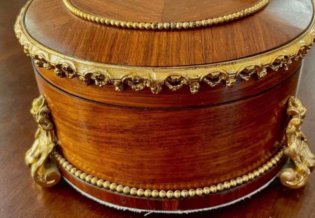豪華　19世紀 アンティーク ジュエリーボックス　フランス　木箱　木製　宝石箱