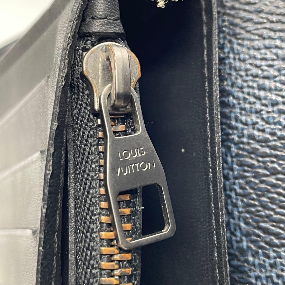 ルイヴィトン　ダミエコバルト　ブラザ　長財布w8