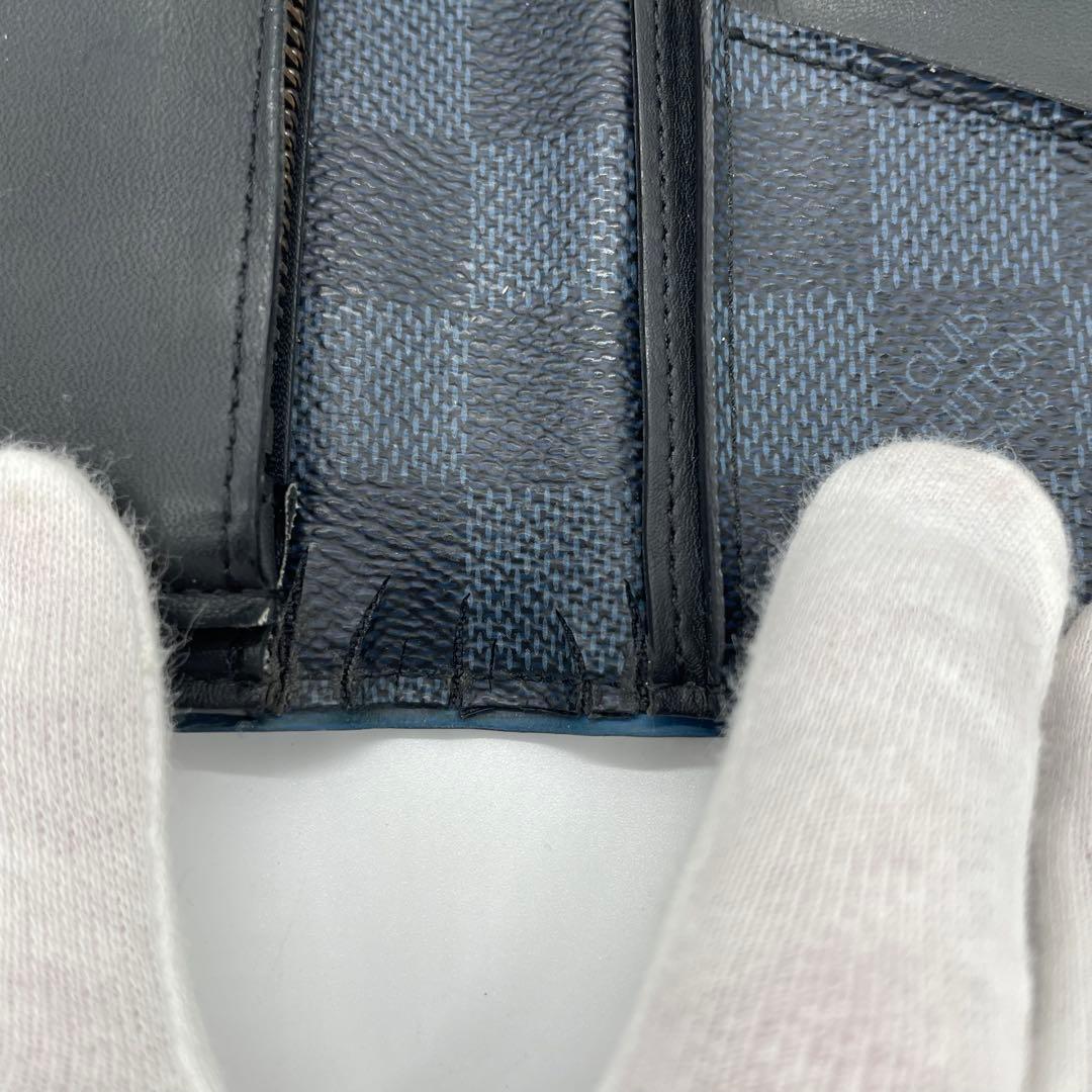 ルイヴィトン　ダミエコバルト　ブラザ　長財布w8