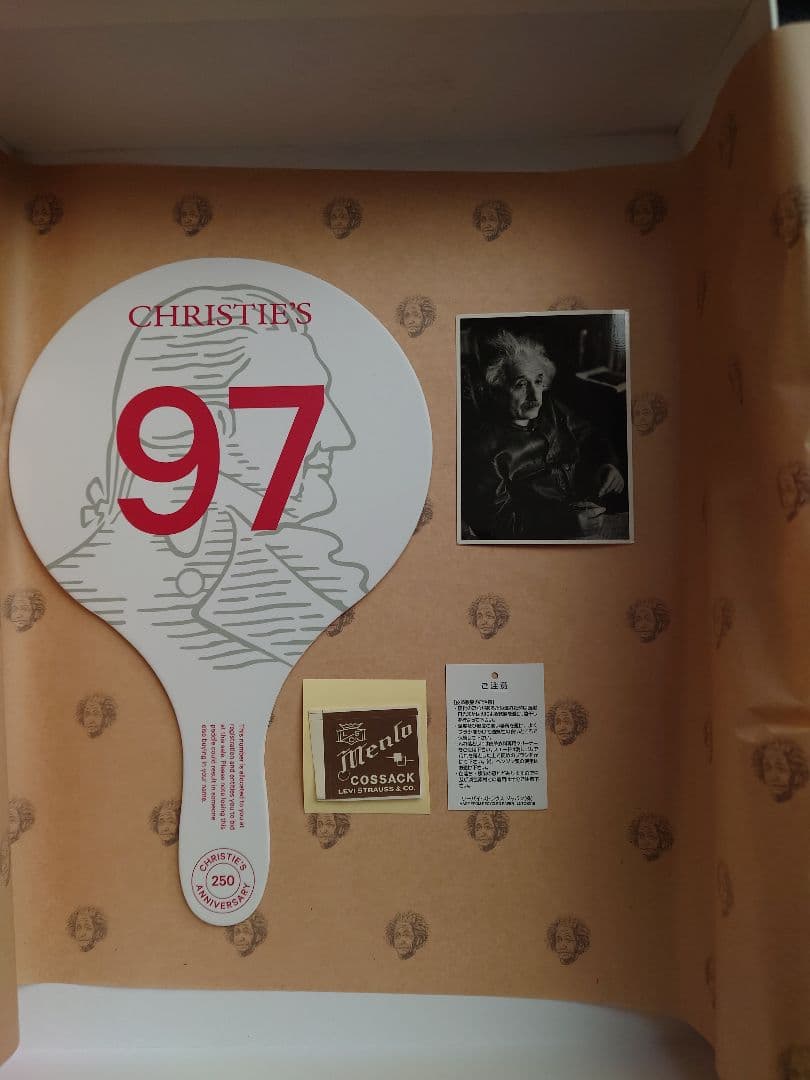 リーバイスアインシュタインモデル革ジャンMサイズ世界限定500/486