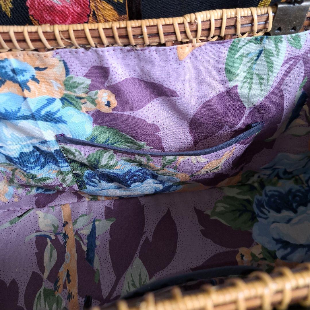 ハンドメイド 籐 籐バッグ かごバッグ ハンドバッグ