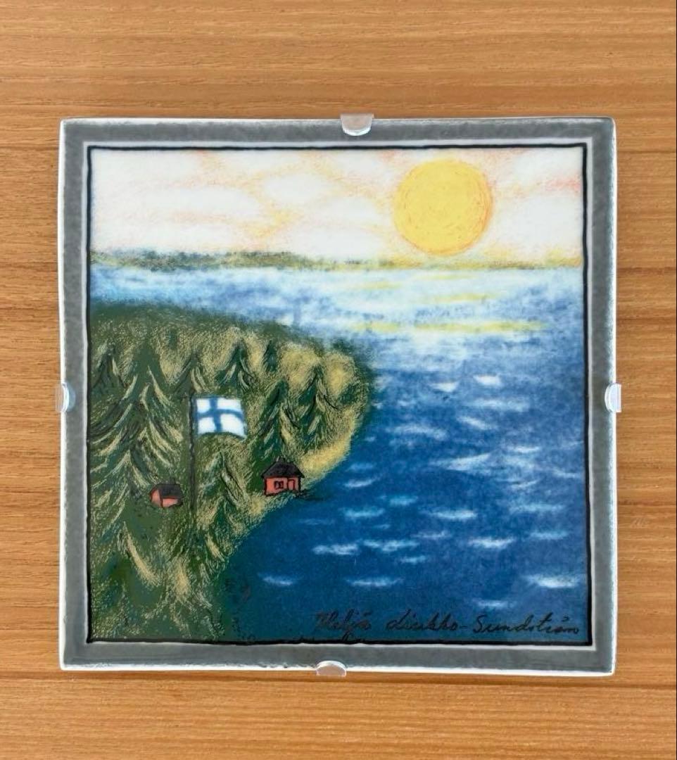 ARABIA ヘルヤ \"Kotimaani Suomi\" 陶板画