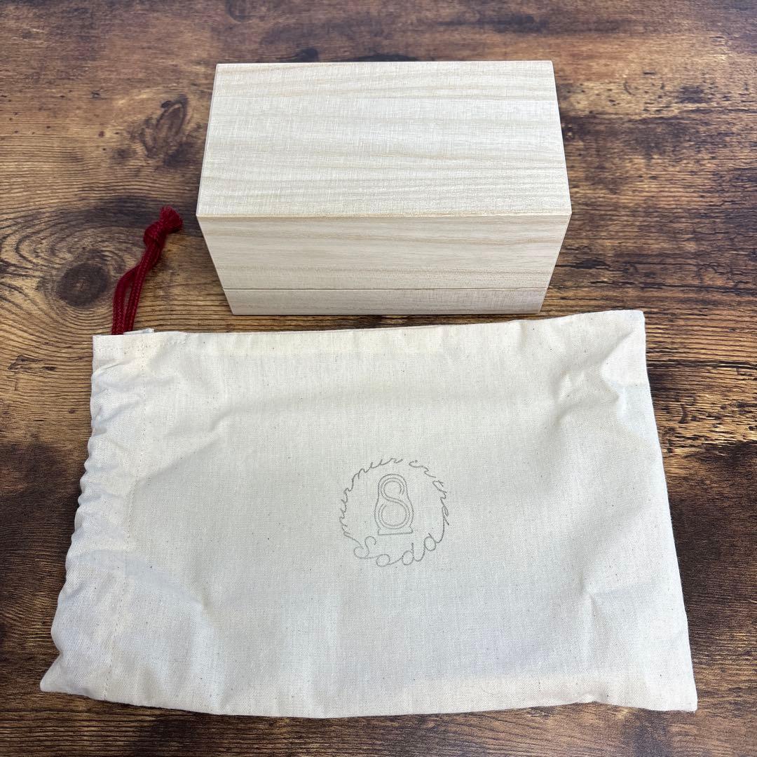 ねこマトリョーシカ　木製　白黒