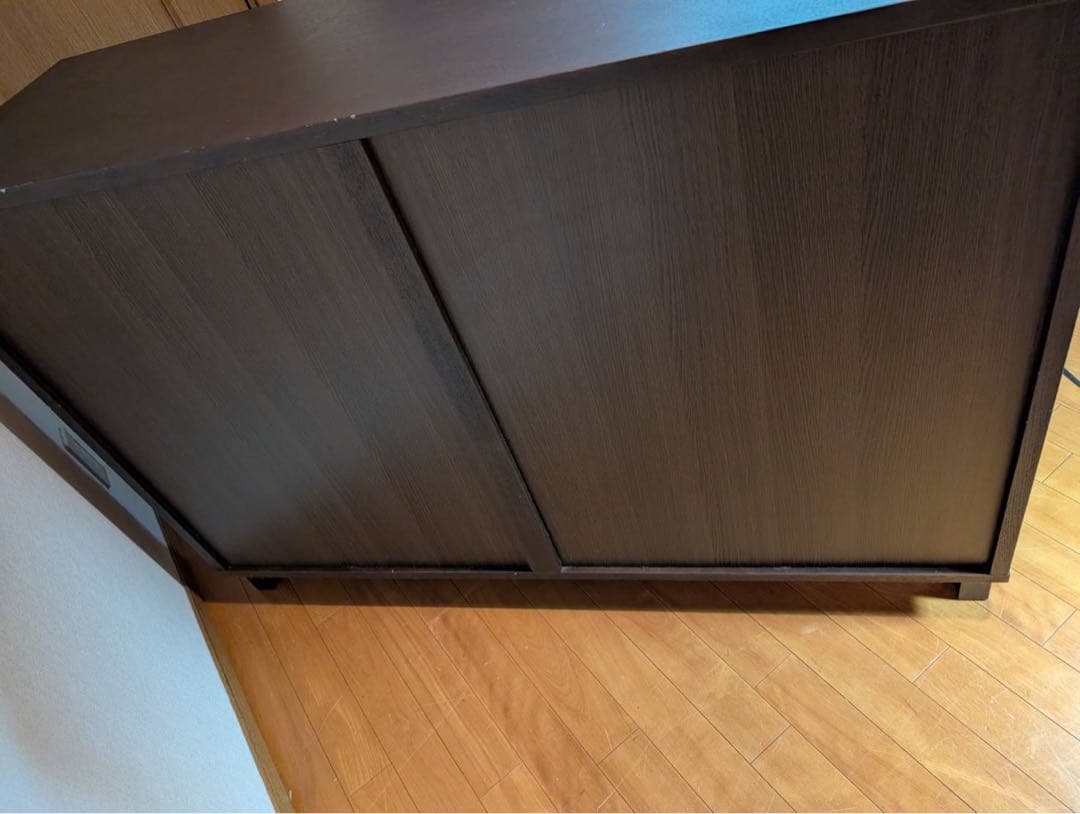 ■送料込■無印良品 木製チェスト 4段ワイド タモ材 タンス 棚 収納廃盤品