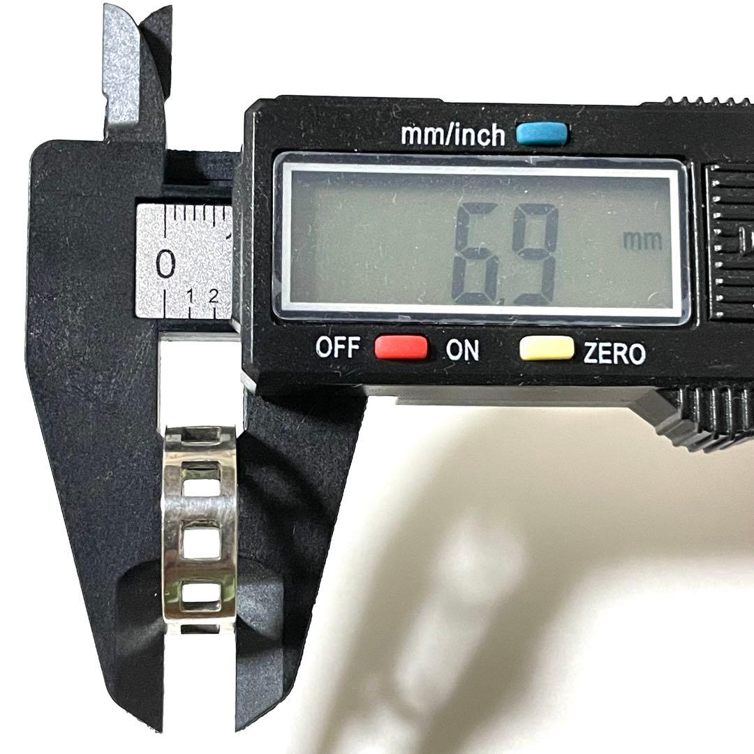 『GUCCI』　指輪 グッチ オープンスクエア シルバーリング 15号