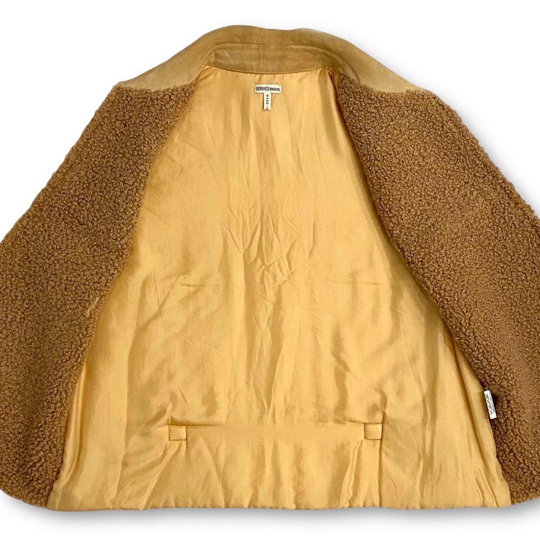 エルメス マルジェラ期 ムートン×シルクベスト お馬の話をして レディース 40