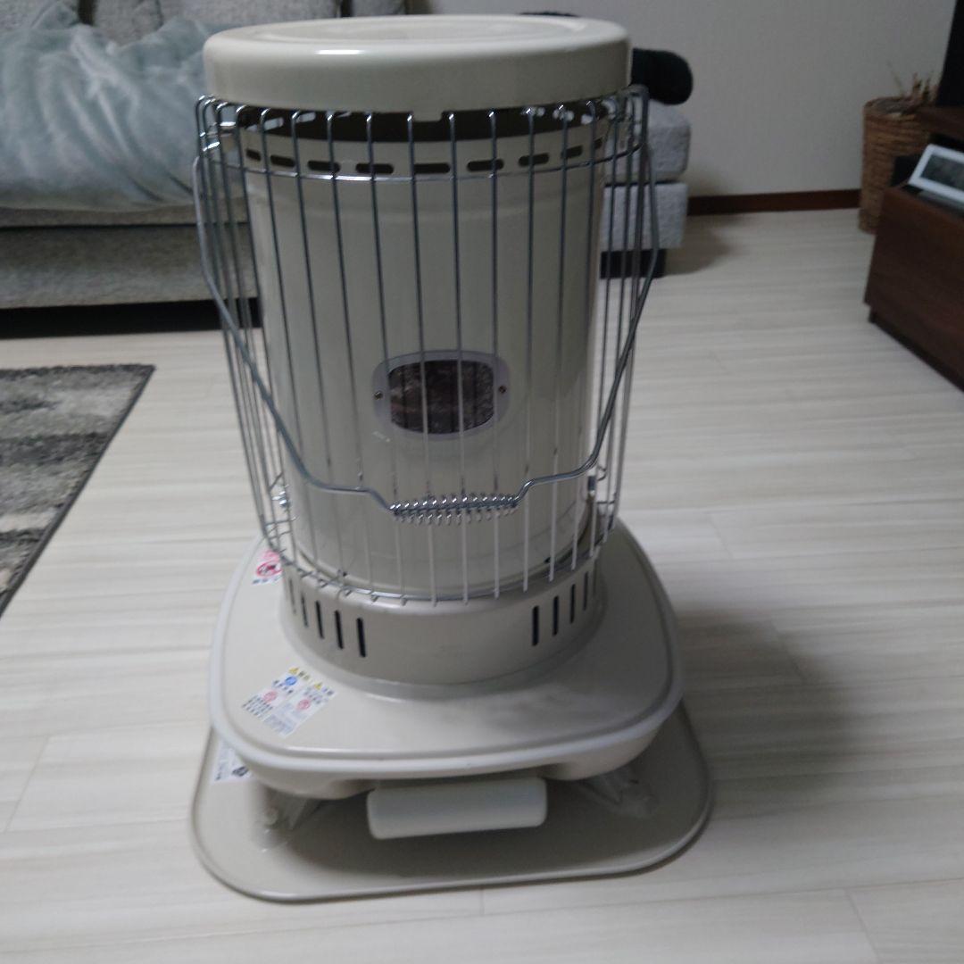 石油ストーブ ホワイト 安全ガード付き