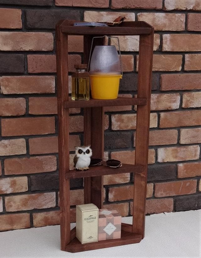 前幅３３x高さ７７㎝　オープンコーナーラック