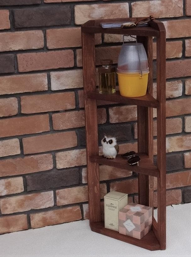 前幅３３x高さ７７㎝　オープンコーナーラック