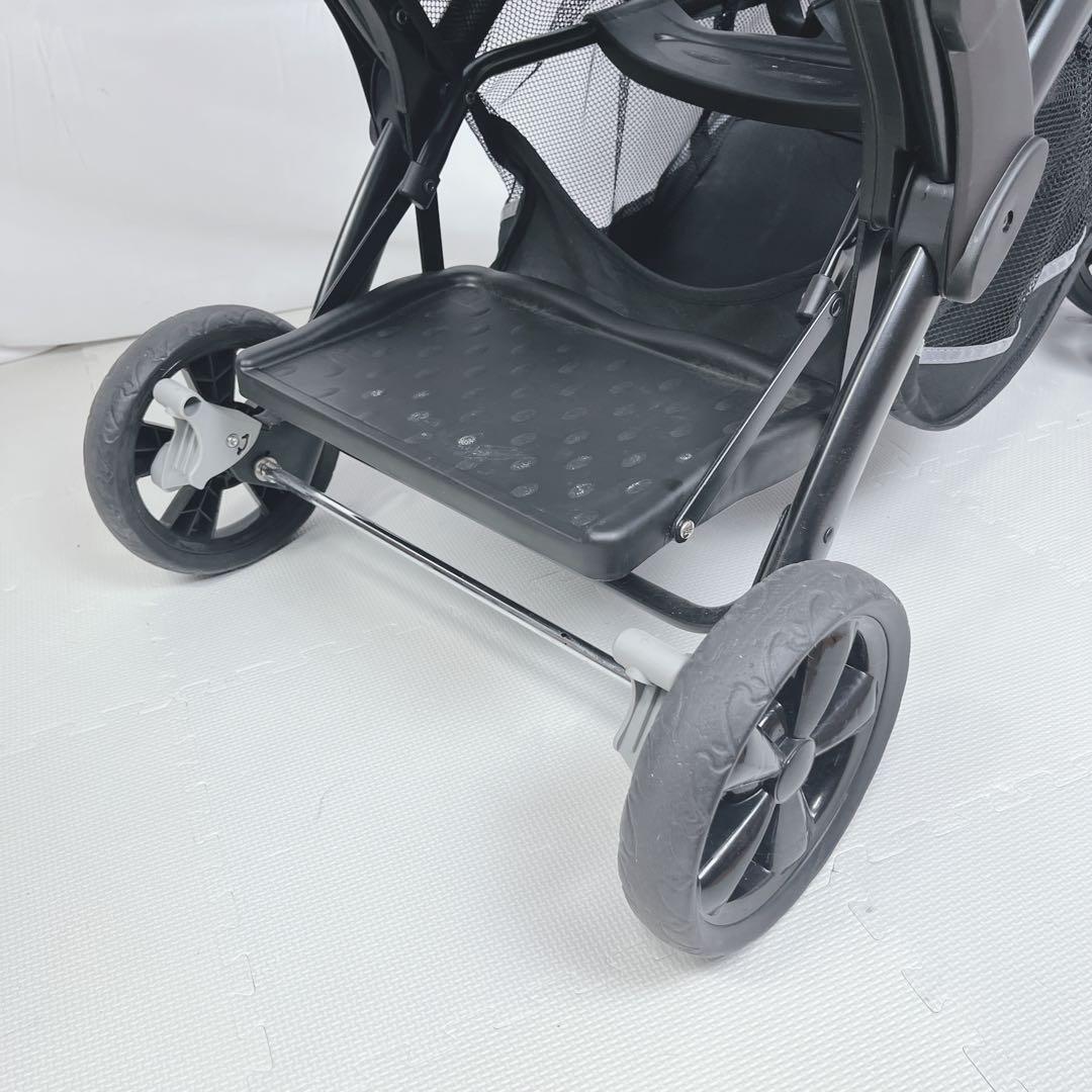 【美品】KATOJI ベビーカー 二人でゴーDX（デニム）二人乗りベビーカー