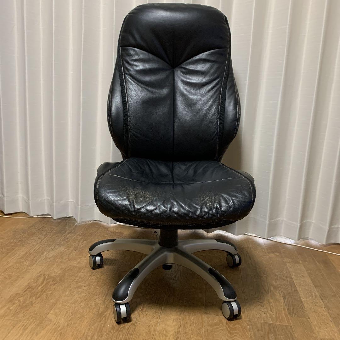 革張りチェアー（高さ調節機能故障）